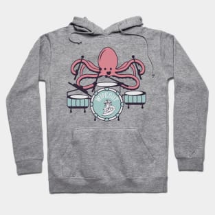 Octopus Playing Drums Hoodie